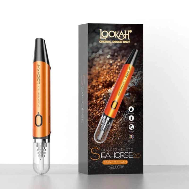 Lookah Seahorse 2.0 Nectar Collector Kit Orange (Box says Yellow)