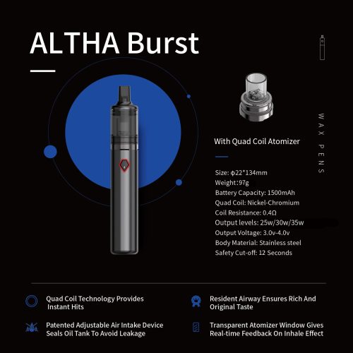 Smok Wax Pen Altha Burst Altha Slim Altha Vs Airis 8 Vs Youcan Union Vape E Cigarette Vaporizer